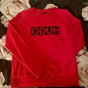 HUGO Reverse Logo Crew Neck. Mens, Unisex.